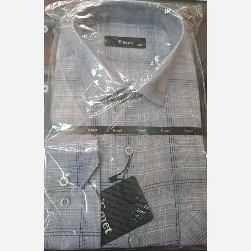 پیراهن مردانه تترون نخ پنبه 4خونه شمیم جدید